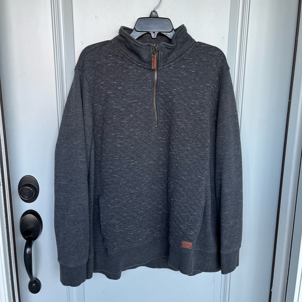 L.L. Bean Quilted Quarter Zip Sweatshirt